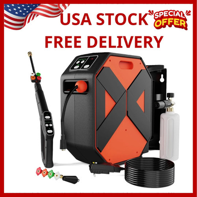 #ad 5000PSI GFCI Pressure Washer 100FT Hose Foam Cannon amp; 5 Nozzles $444.99