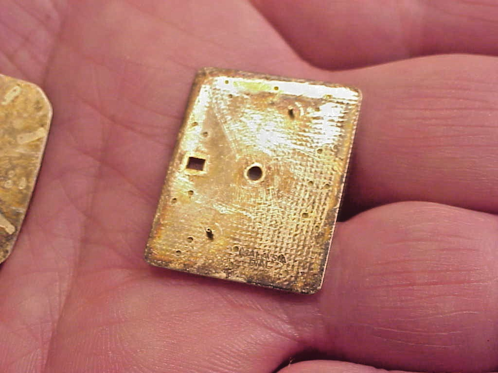 2 Pc Rectangular Vintage Quartz Hamilton Watch Di… - image 8