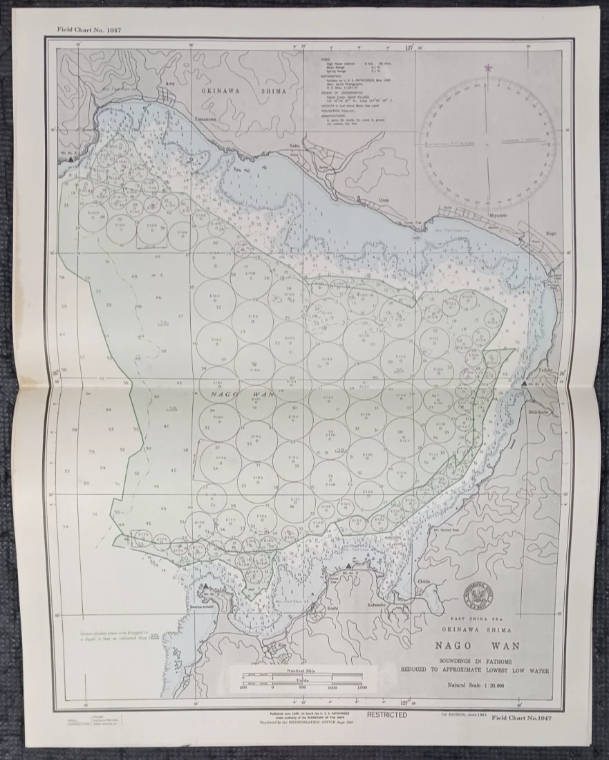 WWII Antique Maritime Navigational Charts for sale | eBay