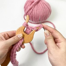 Strickgabel- und gebogenes Nadelset, Webwerkz...