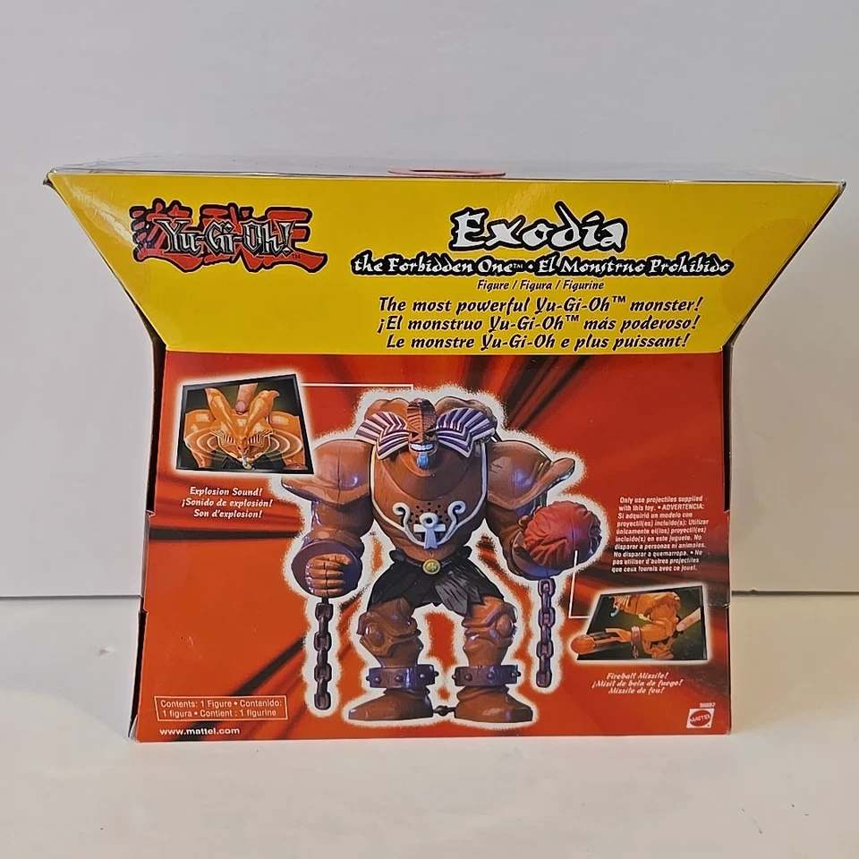 Yu Gi Oh Exodia the Forbidden One Figure 2002 Mattel W/sound Brand New - Image 2 of 4