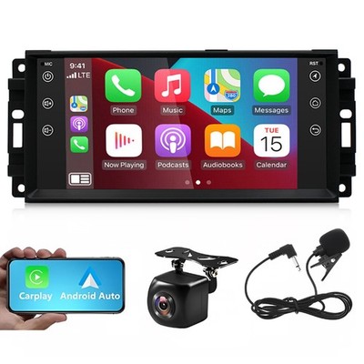 32G Fit for Apple Carplay Upgraded Radio for Jeep Wrangler Chrysler Dodge
