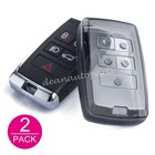 For Jaguar Land Rover 2018-2025 2Pcs Soft TPU Car Key Fob Case Cover Accessories