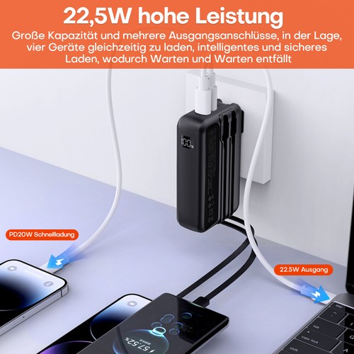 9000000mAh Power Bank Tragbar Schnellladegerät Externer Batterie Ladegerät Handy - Zdjęcie 8 z 19