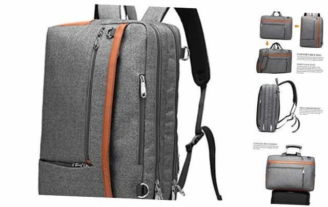 CoolBELL Convertible Backpack Shoulder Bag Messenger 17.3 ...