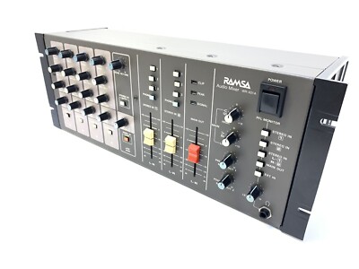 PANASONIC Ramsa Audio Mixer WR-M10A with Rackmount Ears Working