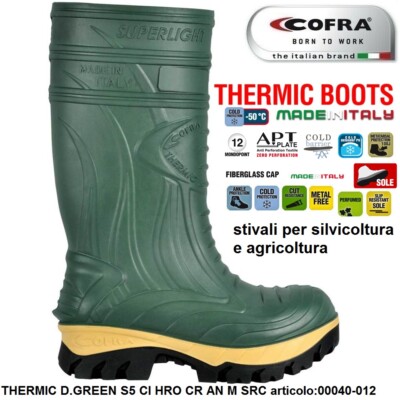 SICHERHEITSSTIEFEL COFRA THERMIC D.GREEN S5 CI HRO CRANM SRC LANDWIRTSCHAFT +