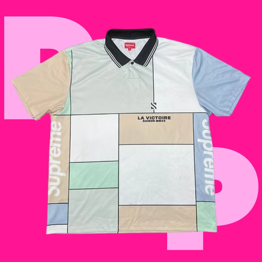 Polo de football Supreme Colorblocked (X Large)