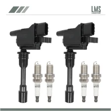 2x Ignition Coils & 4x Spark Plugs Fit For Mazda Protege5 2.0L 2002-2003