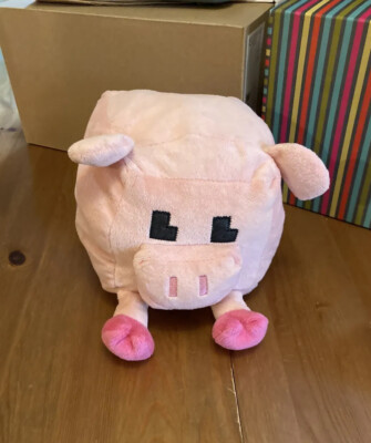 PIXEL PIG PLUSH pink 6  NANCO