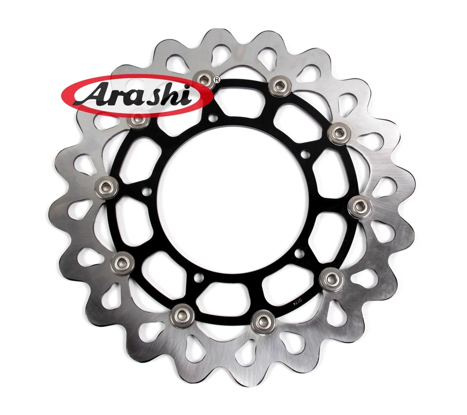 Rotor de disco de freno delantero flotante Fit Yamaha FZ1 1000 2006-2014 FZ-1 2007 2008 Foto 3 de 4