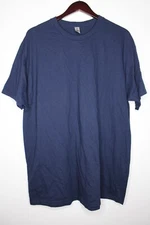 Mens Gildan Ultra Cotton Short Sleeve T-Shirt 2-Pack Blue Size XL