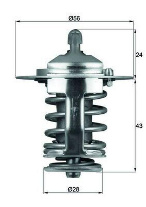 Thermostat Mitsubishi 82C Carisma évite la surchauffe et le chauffage en panne