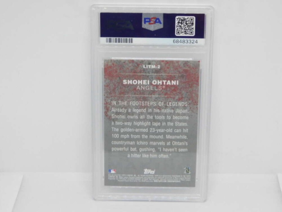 Carte Topps 2018 Shohei Ohtani LITM-21 - Rookie Card, Très Bon état, Non Gradée