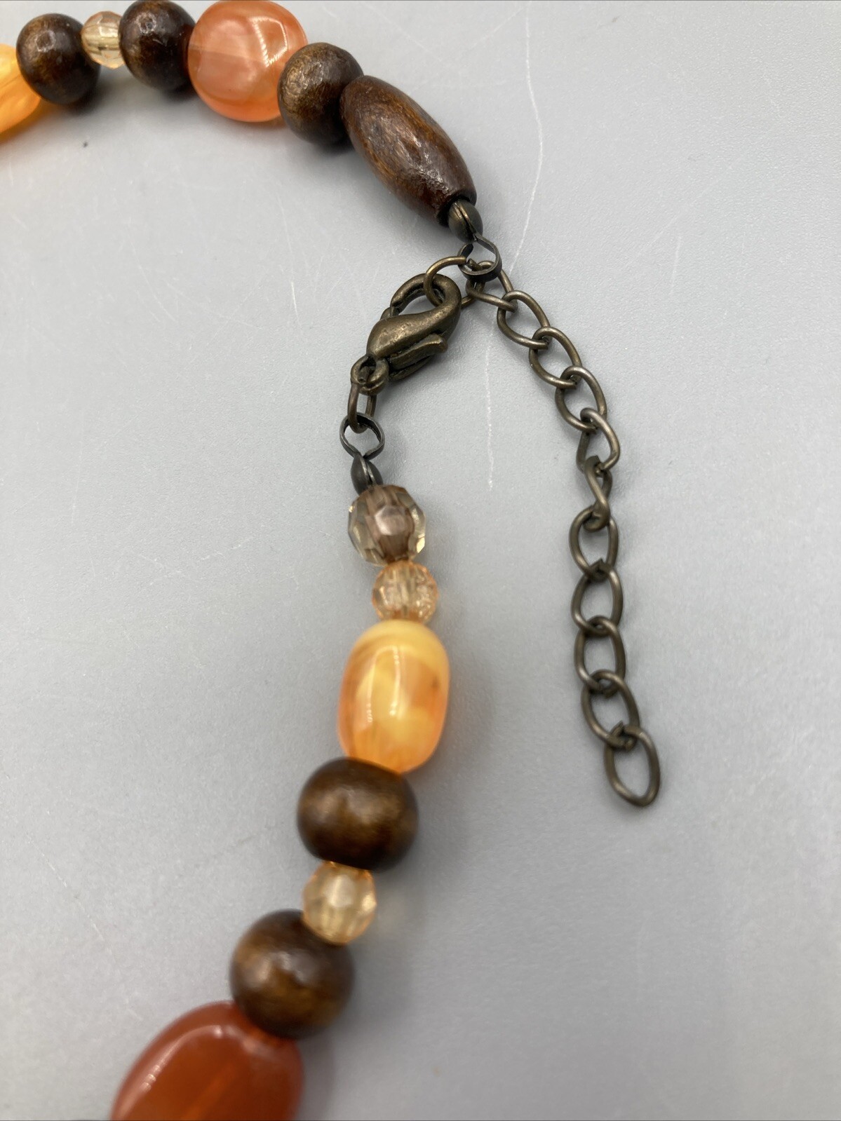 Multi-colored Brown Stone Boho Dangle, Post Earri… - image 7