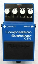 Used Boss CS-3 Compression Sustainer Guitar Effects Pedal