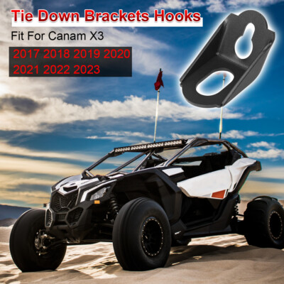 UTV 2/4 PCS For Can Am X3 2017-2021 Lock Tie Down Anchors For Can-am Maverick X3 4x4 RR XDS Turbo DPS900 DPS HO LinQ Aluminum
