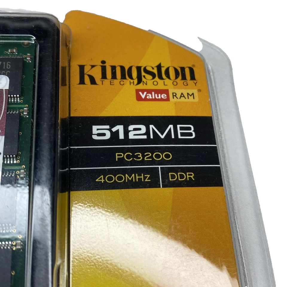 Kingston Technol 512 MB RAM PC3200 Memory Chip 400mhz DDR KVR400/512R NEW Sealed - Image 4 of 4