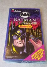 Vintage Colorforms Batman Returns Adventure Set 11589 Used