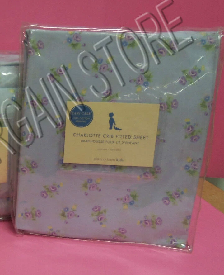 Pottery Barn Kids Charlotte Spring Floral Bed Baby Crib Sheet Bedding Blue 2pc
Opens in a new window