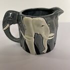 Vintage Otagiri ‘Tuskers’ 3D Ceramic Hand painted Elephant Creamer Tom Taylor