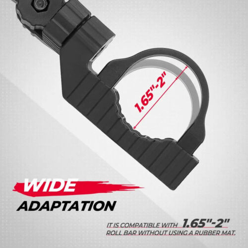 UTV 1.65" - 2" Universal Side Mirrors Compatible with Polaris RZR XP/XP 4 Etc - Picture 8 of 13