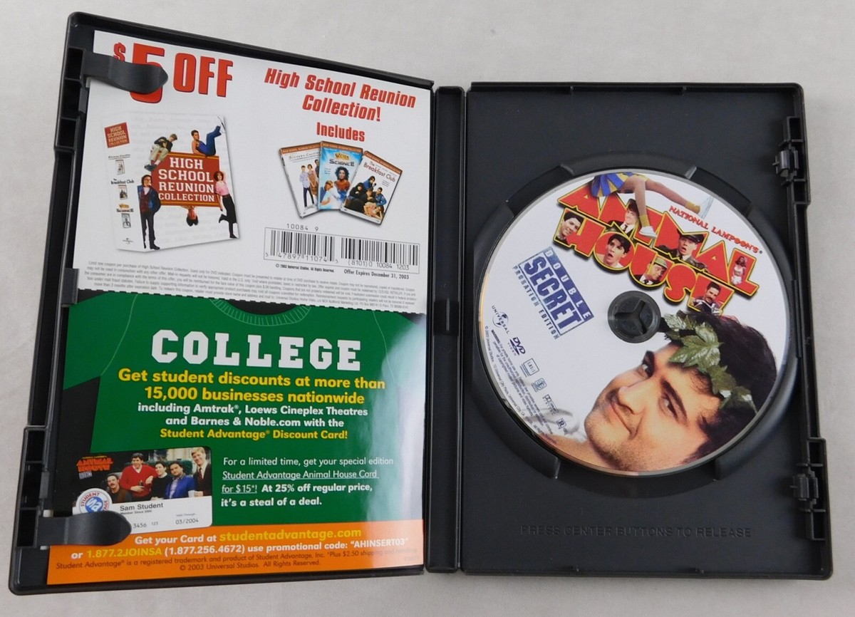 Animal House National Lampoon DVD Special Universal Frat