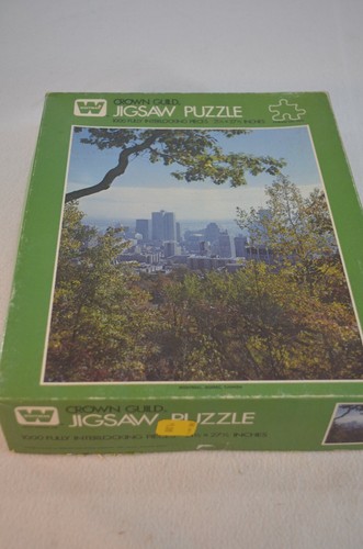 Crown Guild Jigsaw Puzzle Montreal Quebec Canada 1000 Pieces Whitman