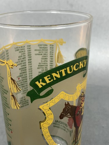 Vintage 1981 Kentucky Derby Churchill Downs Mint Julep Libbey Glass Tumbler - Picture 6 of 17