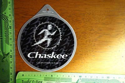 Alter Aufkleber Kleidung CHASKEE California U.S.A.