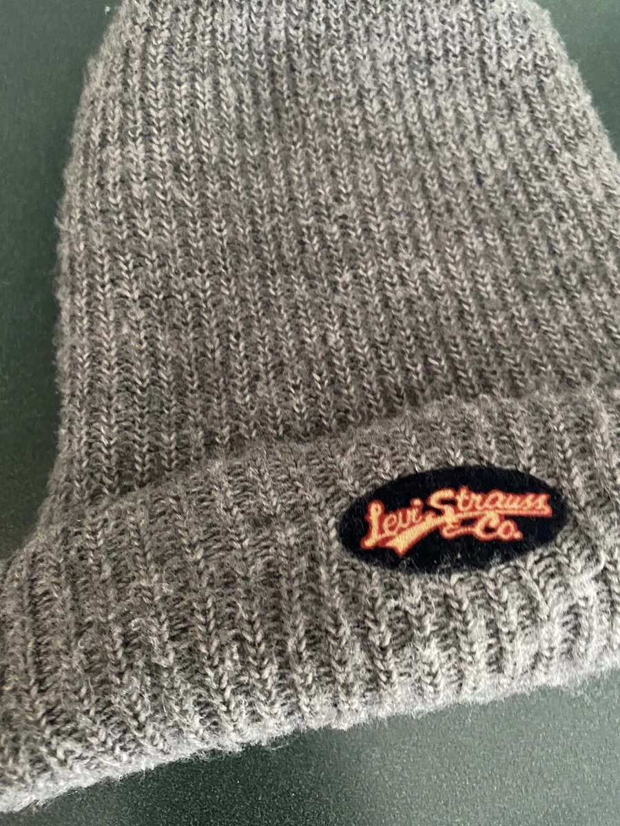 mens levi beanie hat