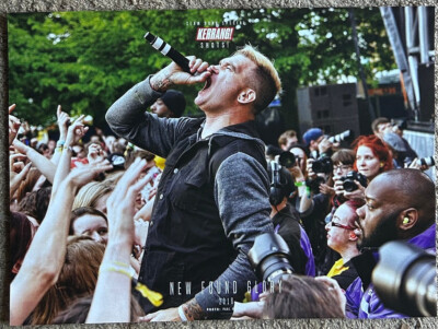 NEW FOUND GLORY - 2016 full page UK magazine poster