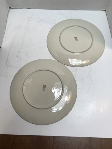Vintage Lenox Wheat Dinner Plates Gold Trim 10 3/8 Inch Set of 2 - Picture 11 of 12