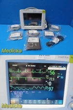 Philips MP30 Patient Monitor W/ M3001A Module Nellcor SpO2 & Leads, Print ~31463