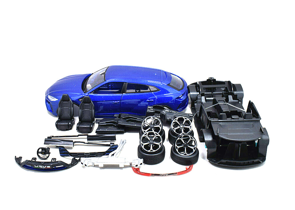 Maisto Blue Lamborghini Urus Assembly Line Build Kids Model