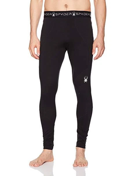 Spyder Men's Huron Baselayer Pant, Black, Small