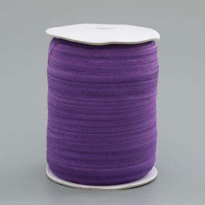 90 yards Elastic 5/8  Purple Fold Over FOE Headband Clothing Wholesale Roll