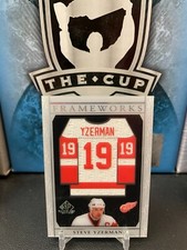 2021-22 SP Game Used Frameworks Materials #FSY Steve Yzerman