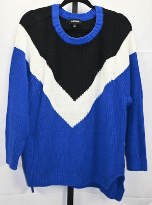 Express Long Sleeve Sweater Size M RN#55285 60% Cotton 40% Acrylic | eBay