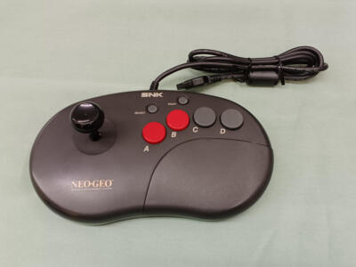 Neo Geo Controller Stick Pro Arcade Joystick AES CD GEBRAUCHT getestet aus Japan