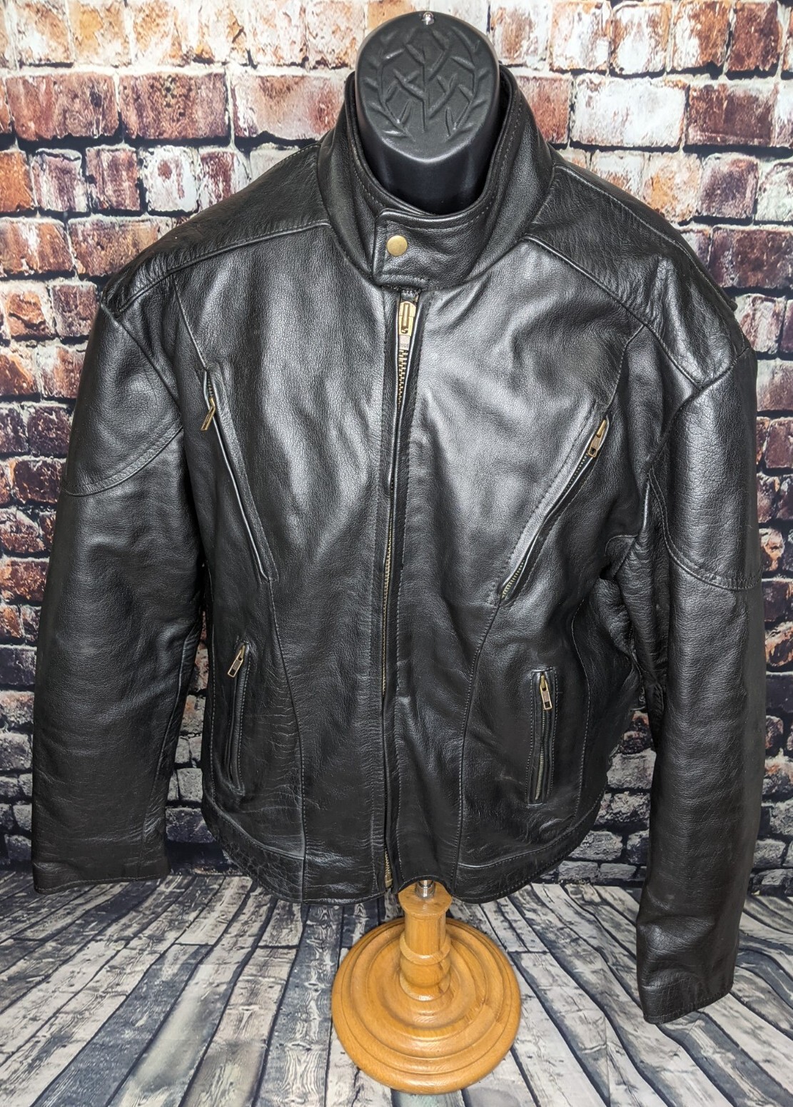 INTERSTATE LEATHER Touring Riding Motorcycle Biker Ja… - Gem