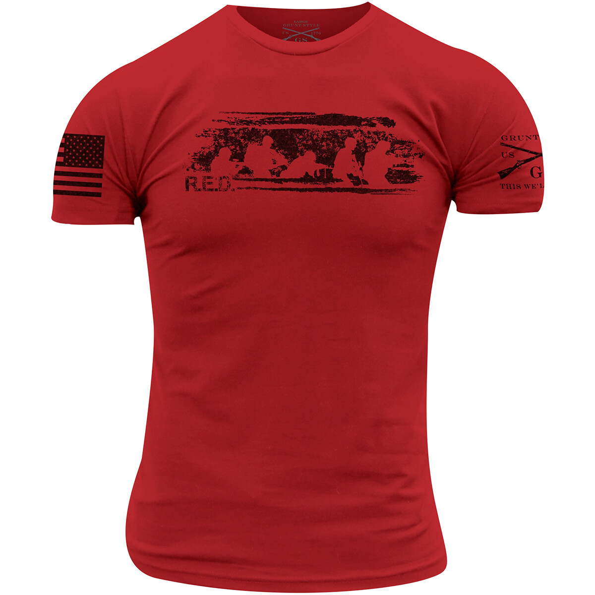 Grunt Style Friday T-Shirt Red