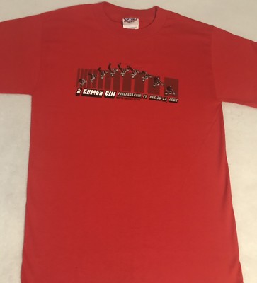 NEW ESPN X Games VIII Philadelphia PA 2002 T - Shirt Small