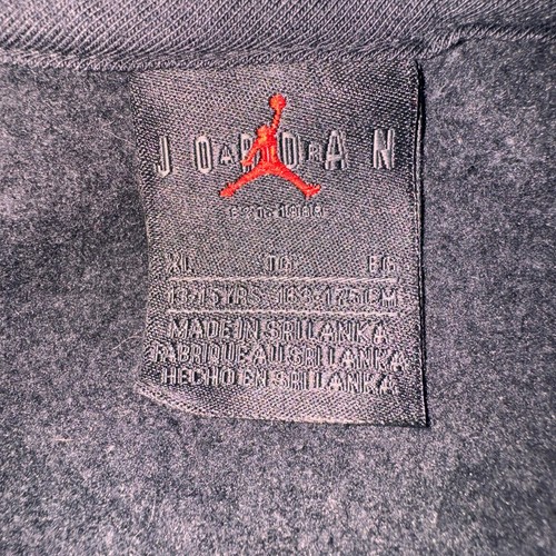 Nike Jordan Black Pullover Hoodie Sweatshirt Youth Size Large 16 New Without Tag - Picture 3 of 5
