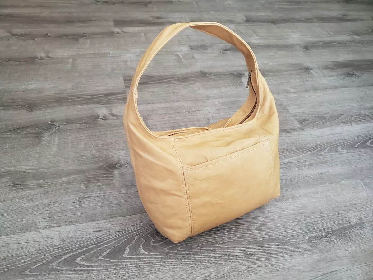 Handmade Distressed Gray Leather Tote Bag, Gray Handbag | Mayko Bags Camel