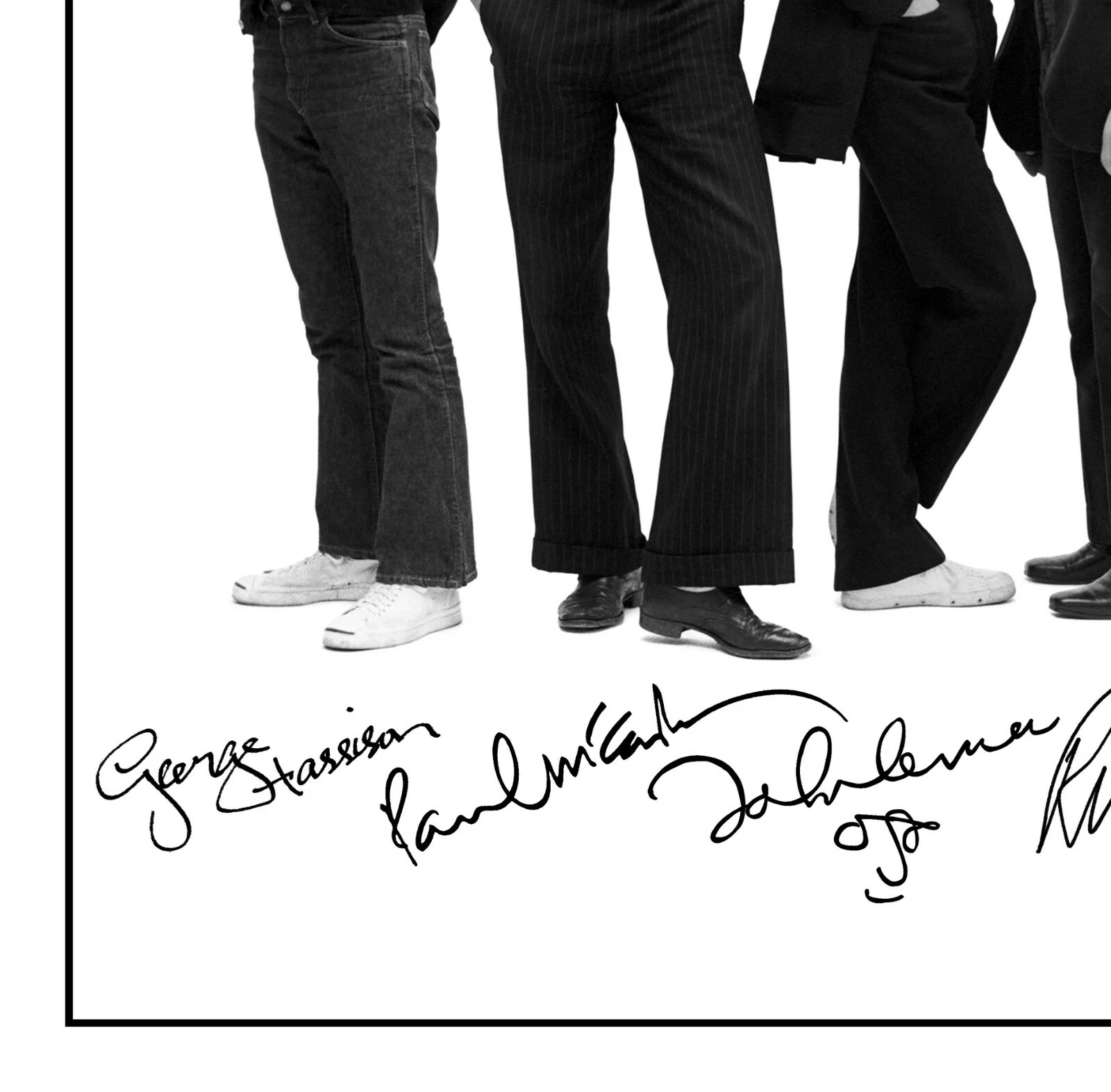 The Beatles Autographed Poster Print. Great Memorabilia Poster