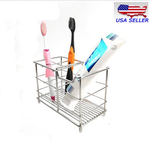 Organizador de bolígrafo soporte para bolígrafo de pasta de dientes cepillo de dientes de acero inoxidable - Imagen 5 de 8