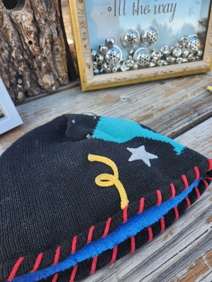 Holiday Cheer In A Fun Reciclado Suéter SOMBRERO TOTALMENTE forrado con vellón ¡SALUDOS! Foto 2 de 4