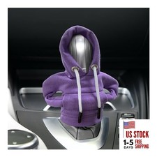 Car Shift Knob Hoodie, Fashionable Sweater Gear Cover, Funny Auto Gear Purple