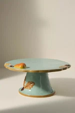 New Anthropologie Faye Icon Stoneware Cake Stand: Fall Edition